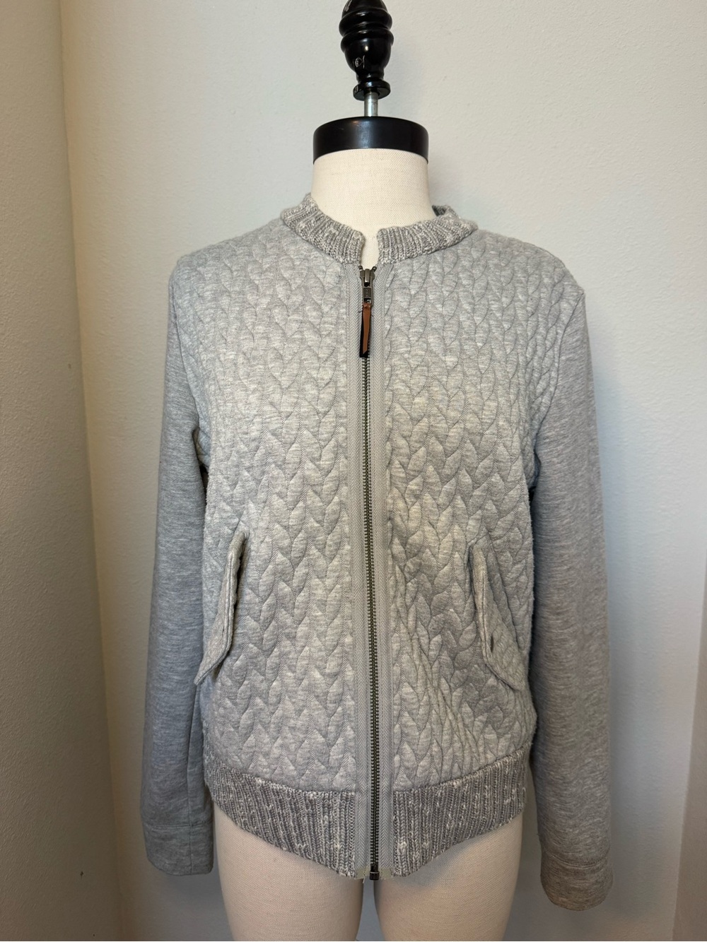 Anthropologie Saturday Sunday Quilted Bomber Jacket